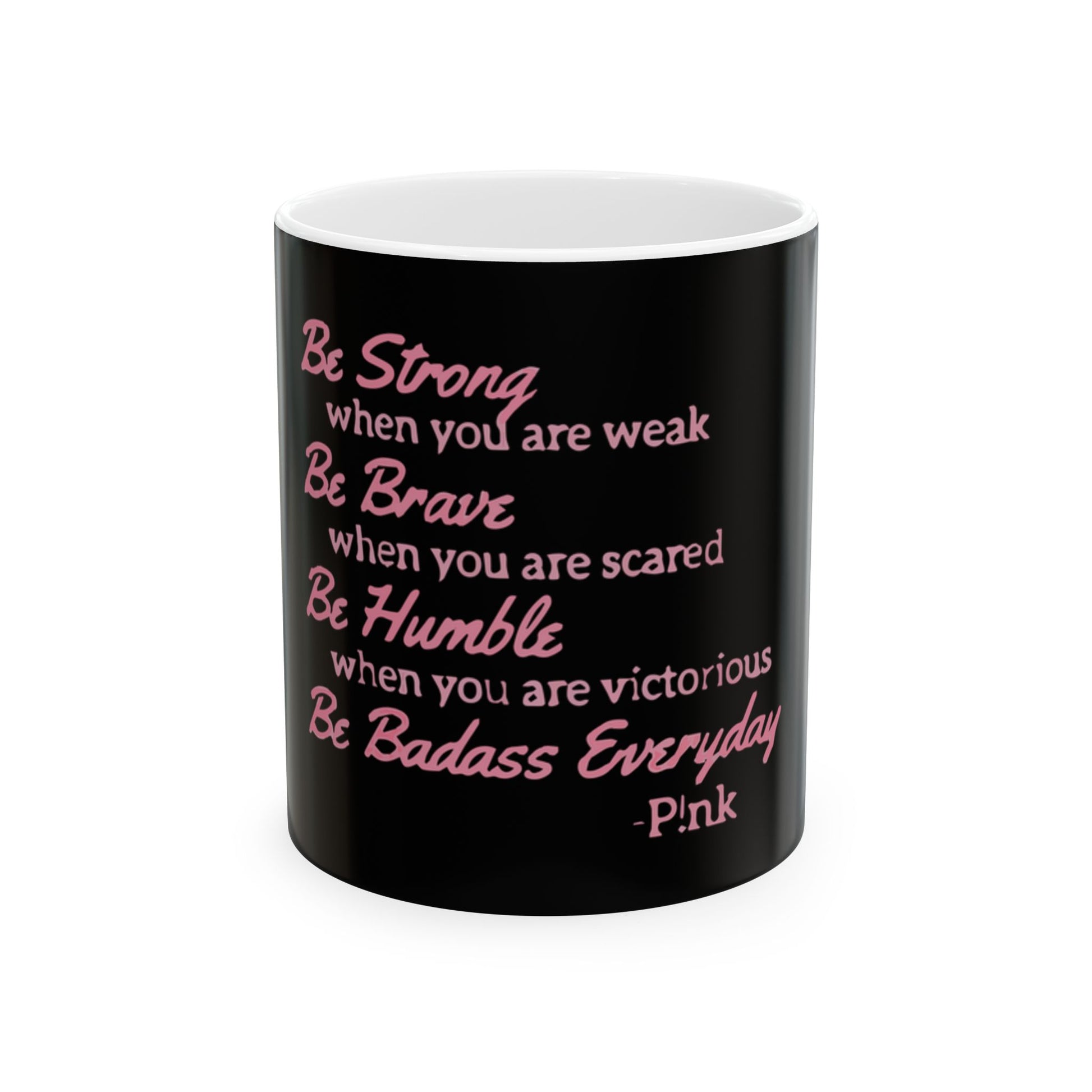 Beautiful Script Ceramic Mug, (11oz, 15oz) - snazzymerch
