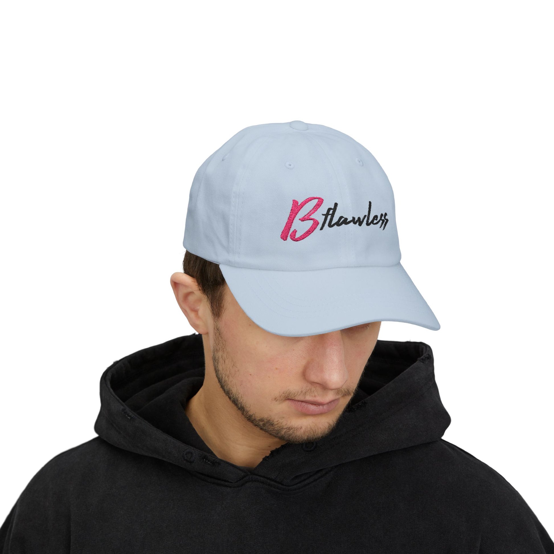 Bold Script “Be Flawless” Classic Dad Cap - snazzymerch