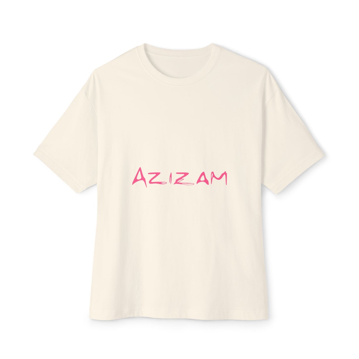 Handwritten Heart Doodle Oversized Boxy Tee Printify