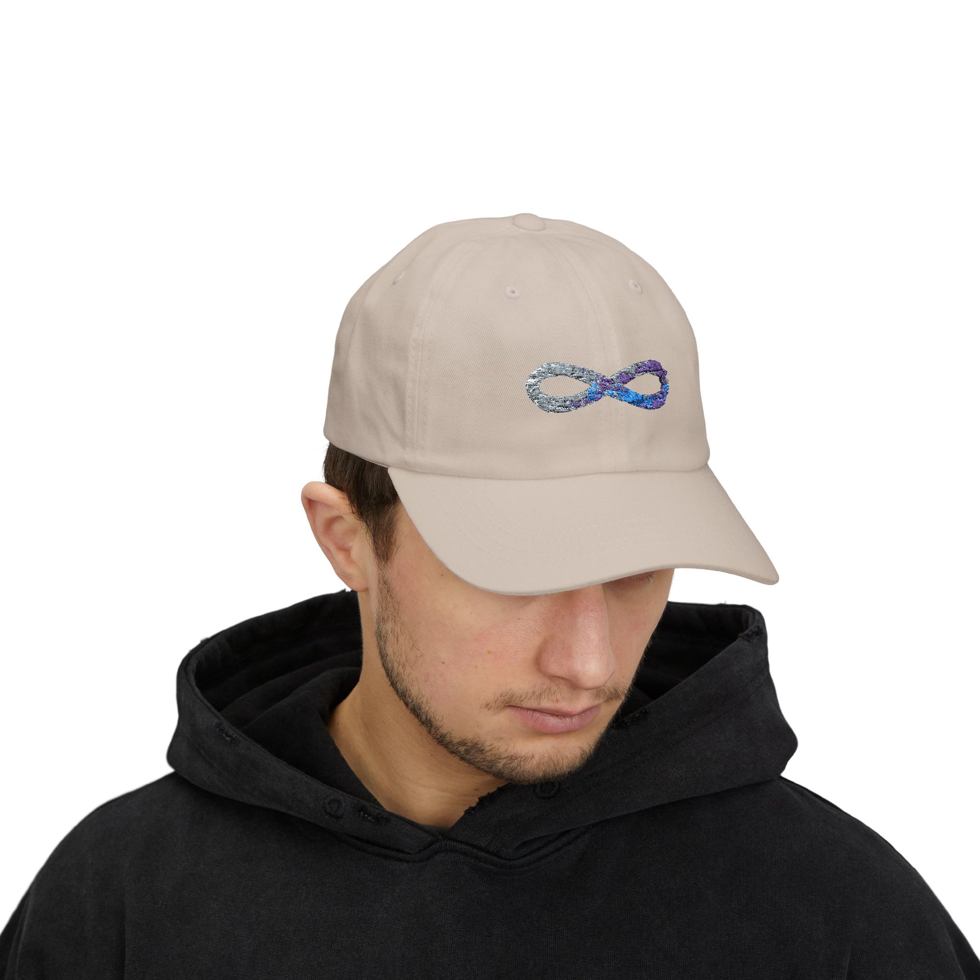 Cosmic Infinity Loop Classic dad cap Printify