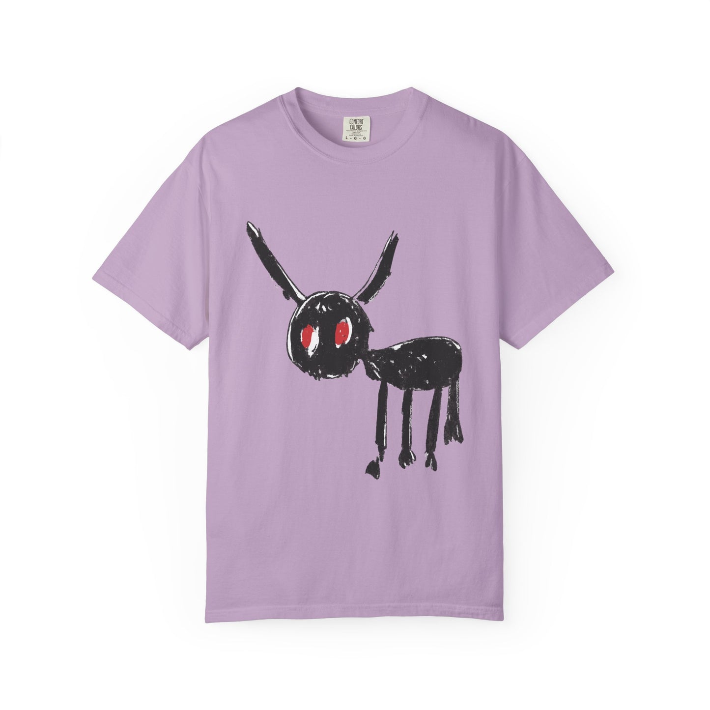 Demon Sketch Dyed Tshirt Printify