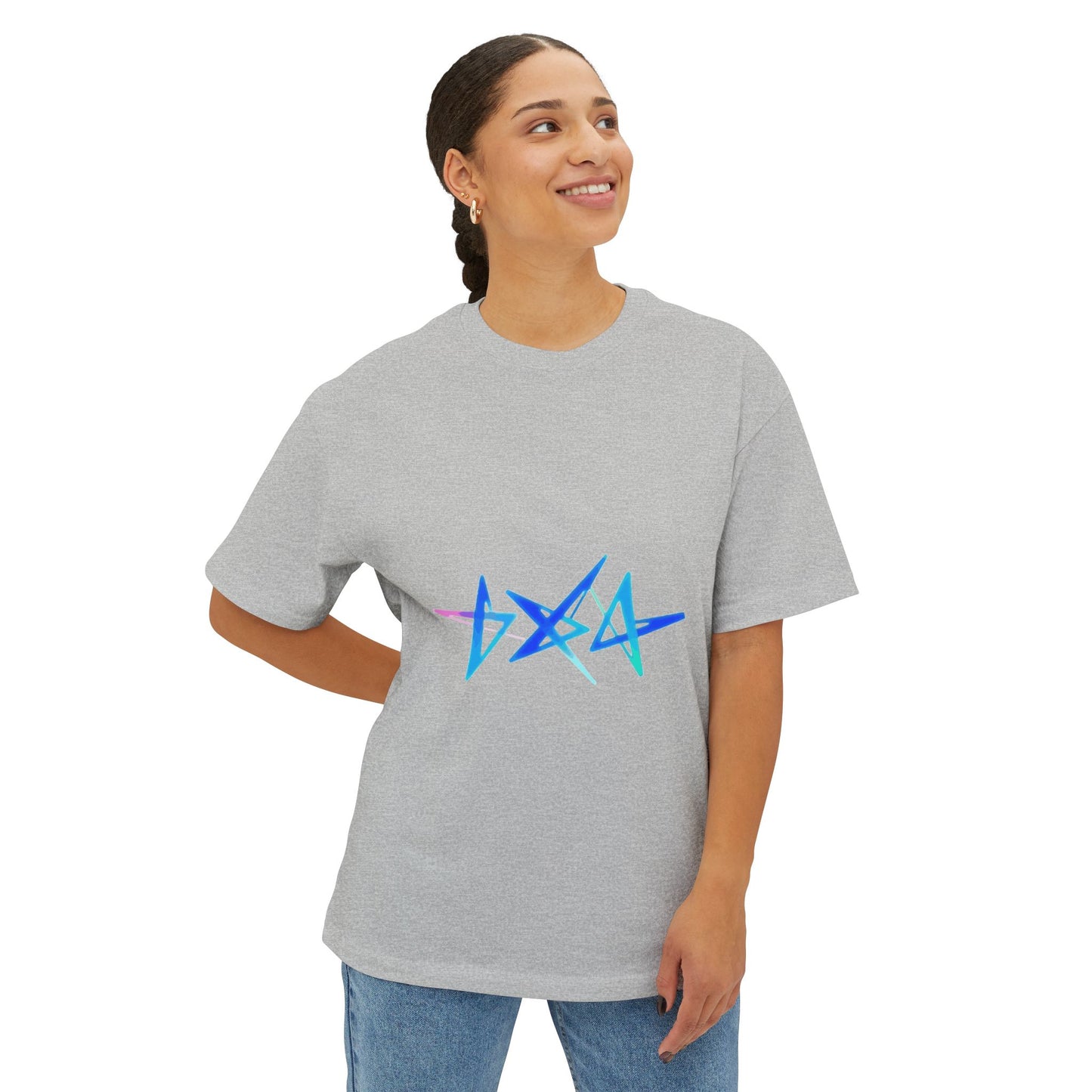 LUMINA Unisex Oversized Boxy Tee - snazzymerch