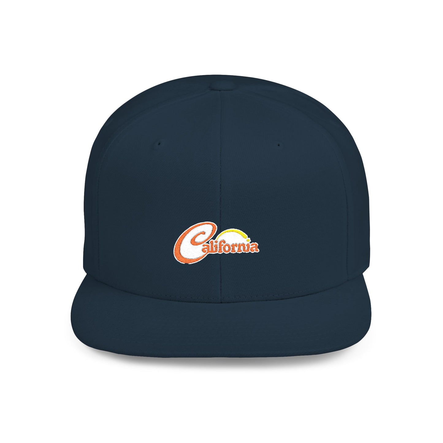 California Sunset Flat Bill Snapback - snazzymerch