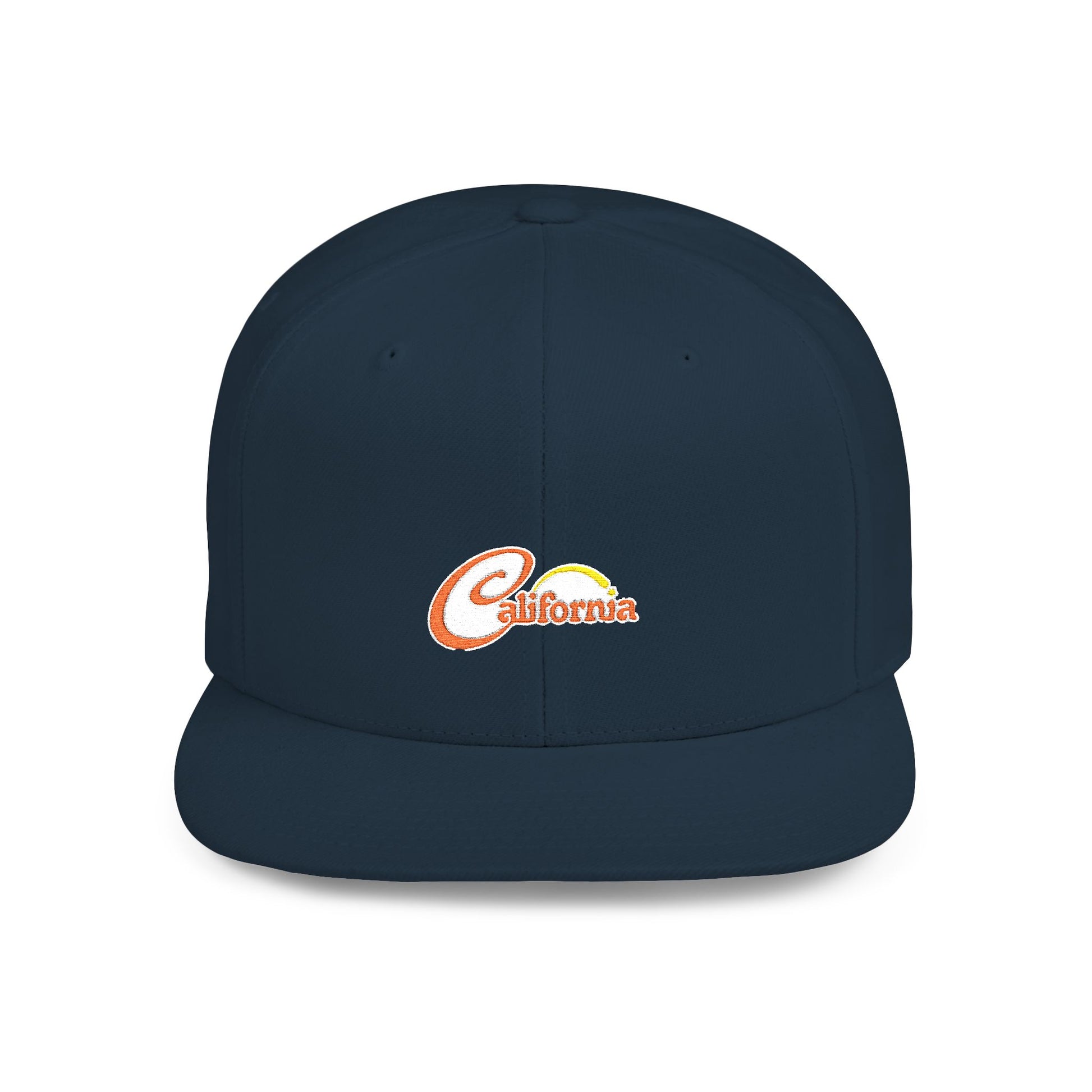 California Sunset Flat Bill Snapback - snazzymerch