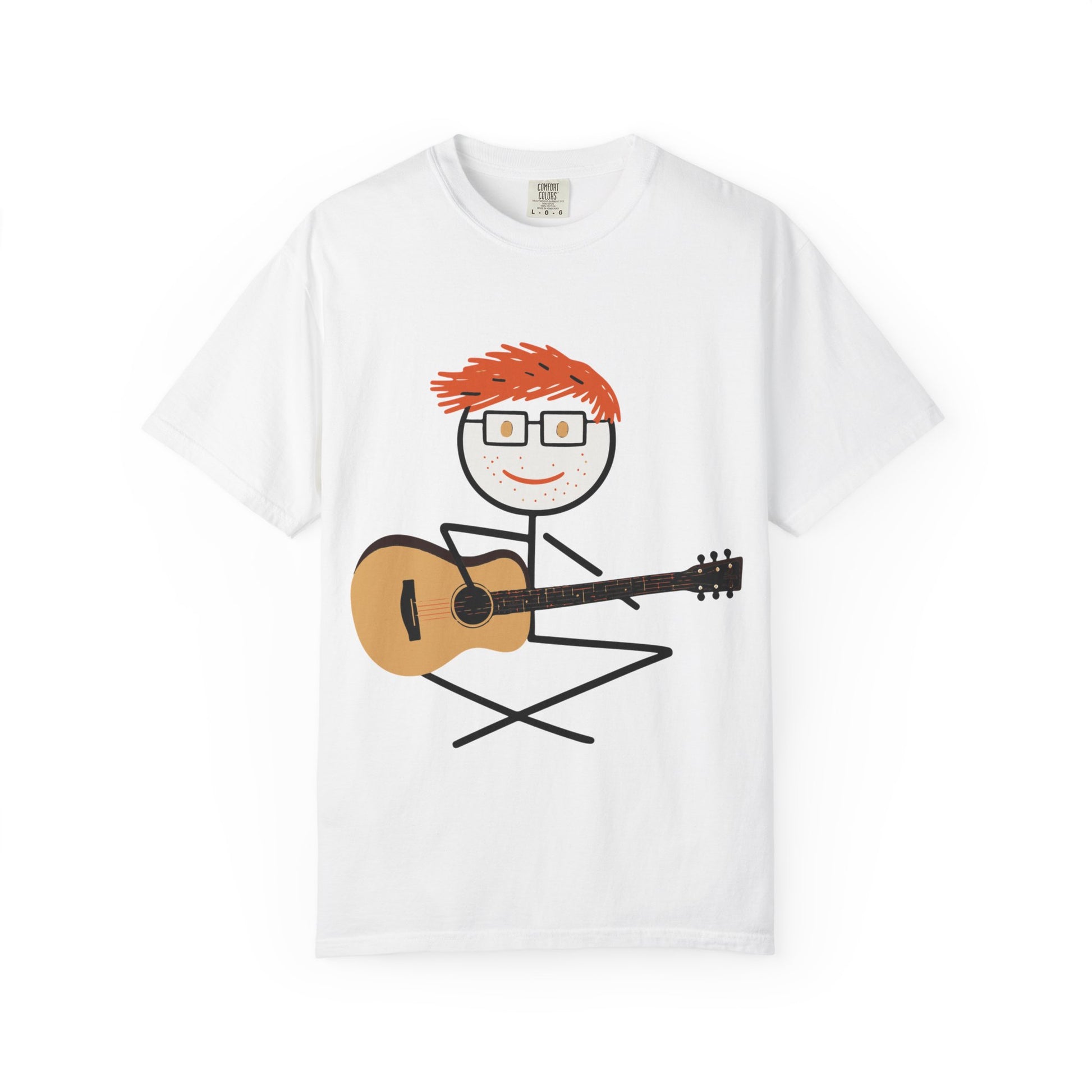 Ed Sheeran Guitar Dyed T-Shirt | Vintage Comfort