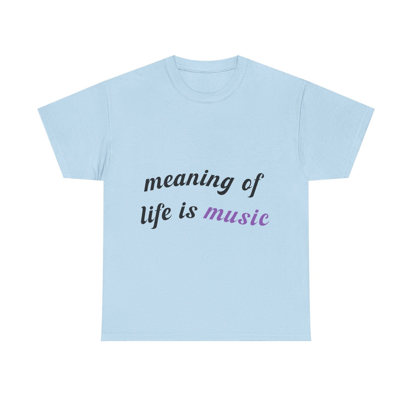 Feel the Music Vibe Unisex Heavy cotton tee Printify