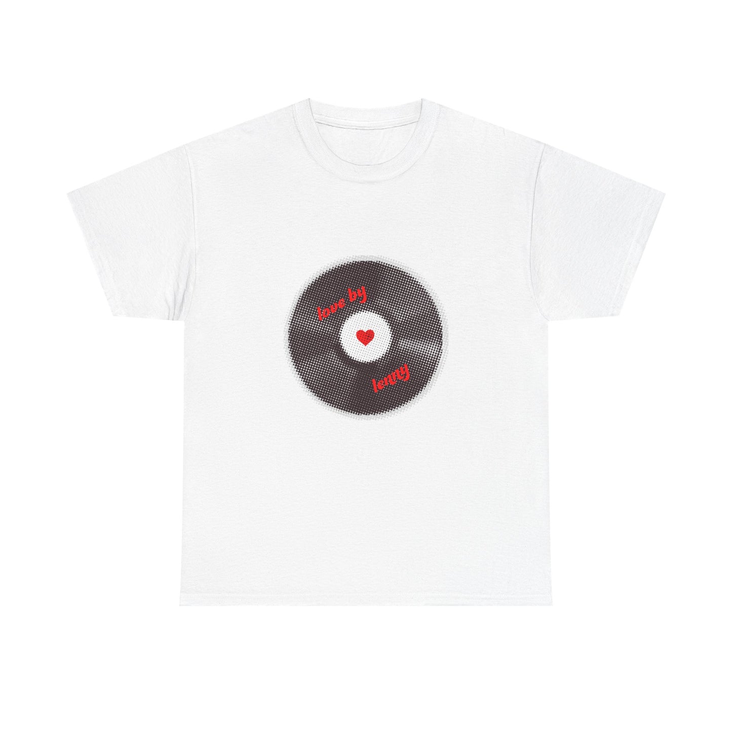 Vinyl Love Spin Unisex Heavy cotton tee Printify