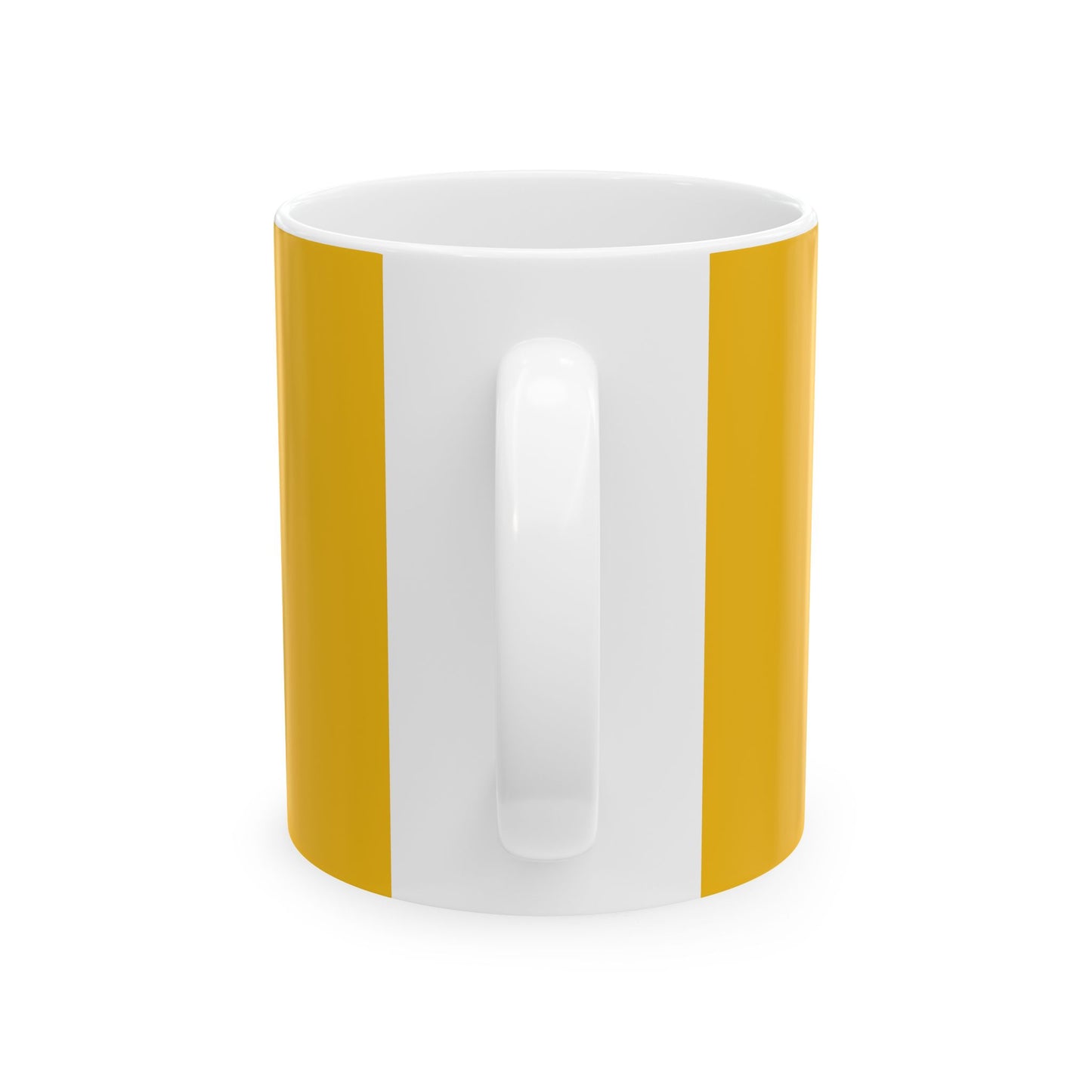 Minimalist Monochrome Ceramic Mug, (11oz, 15oz) - snazzymerch