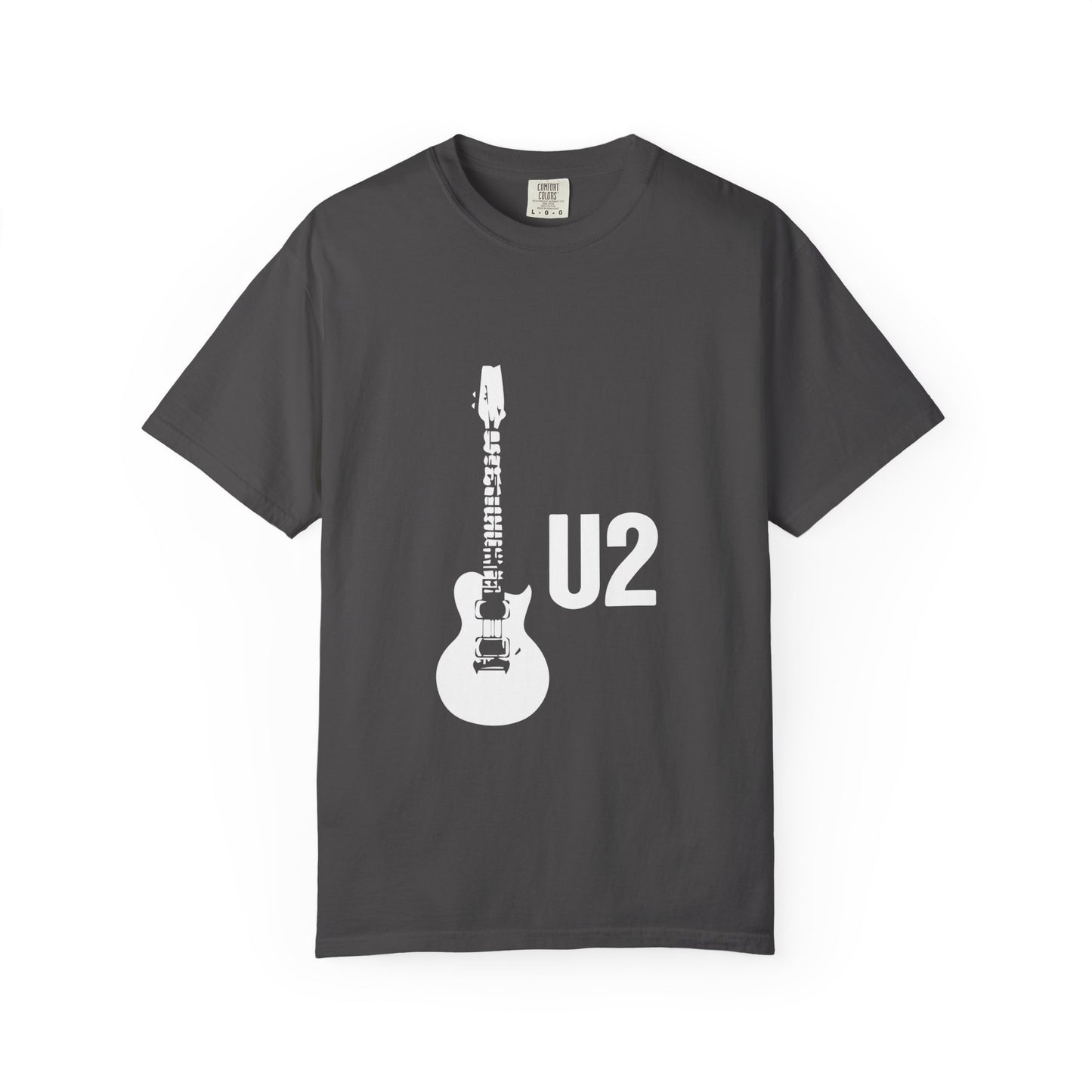 Minimal Guitar Logo Unisex Garment-Dyed T-shirt - snazzymerch