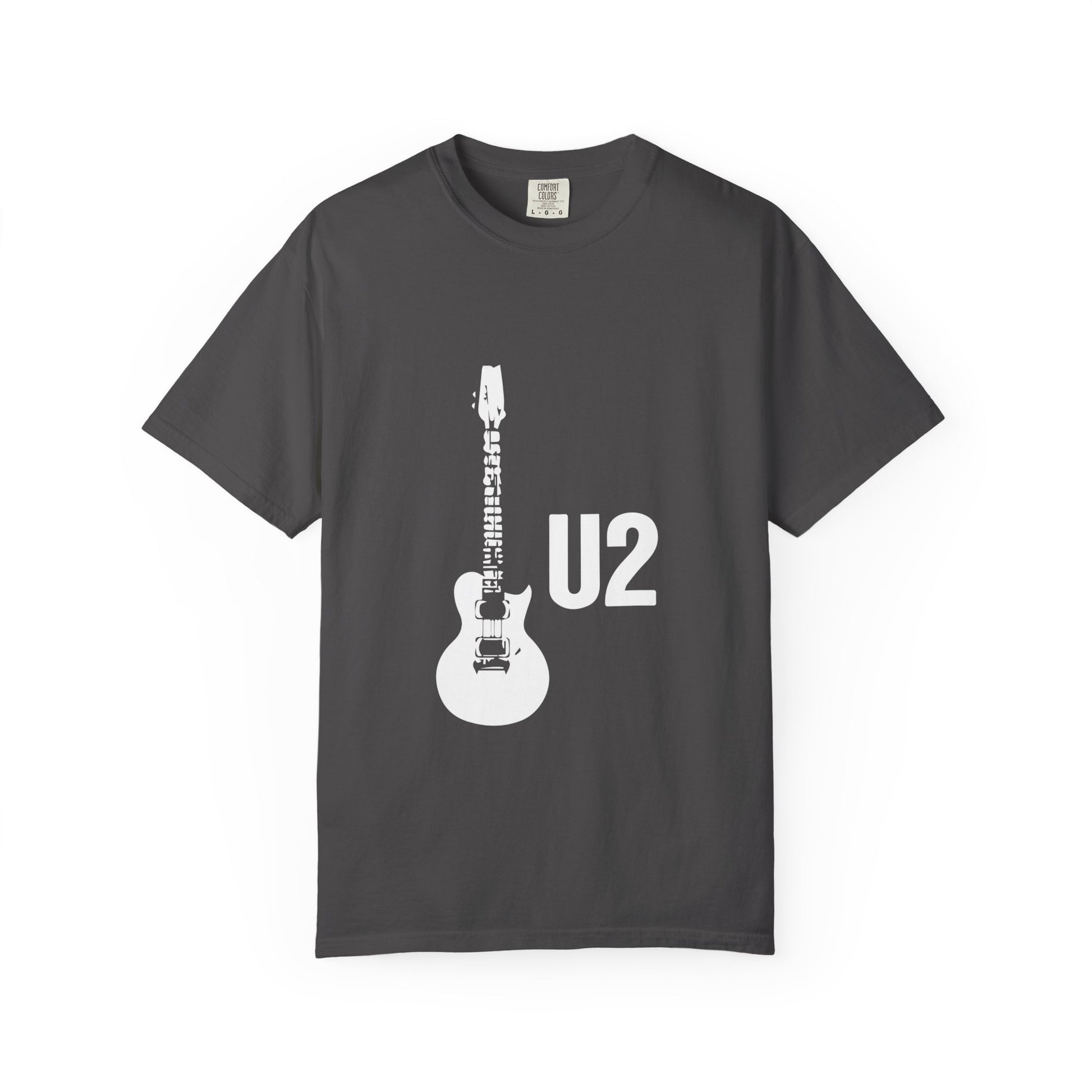 Minimal Guitar Logo Unisex Garment-Dyed T-shirt - snazzymerch
