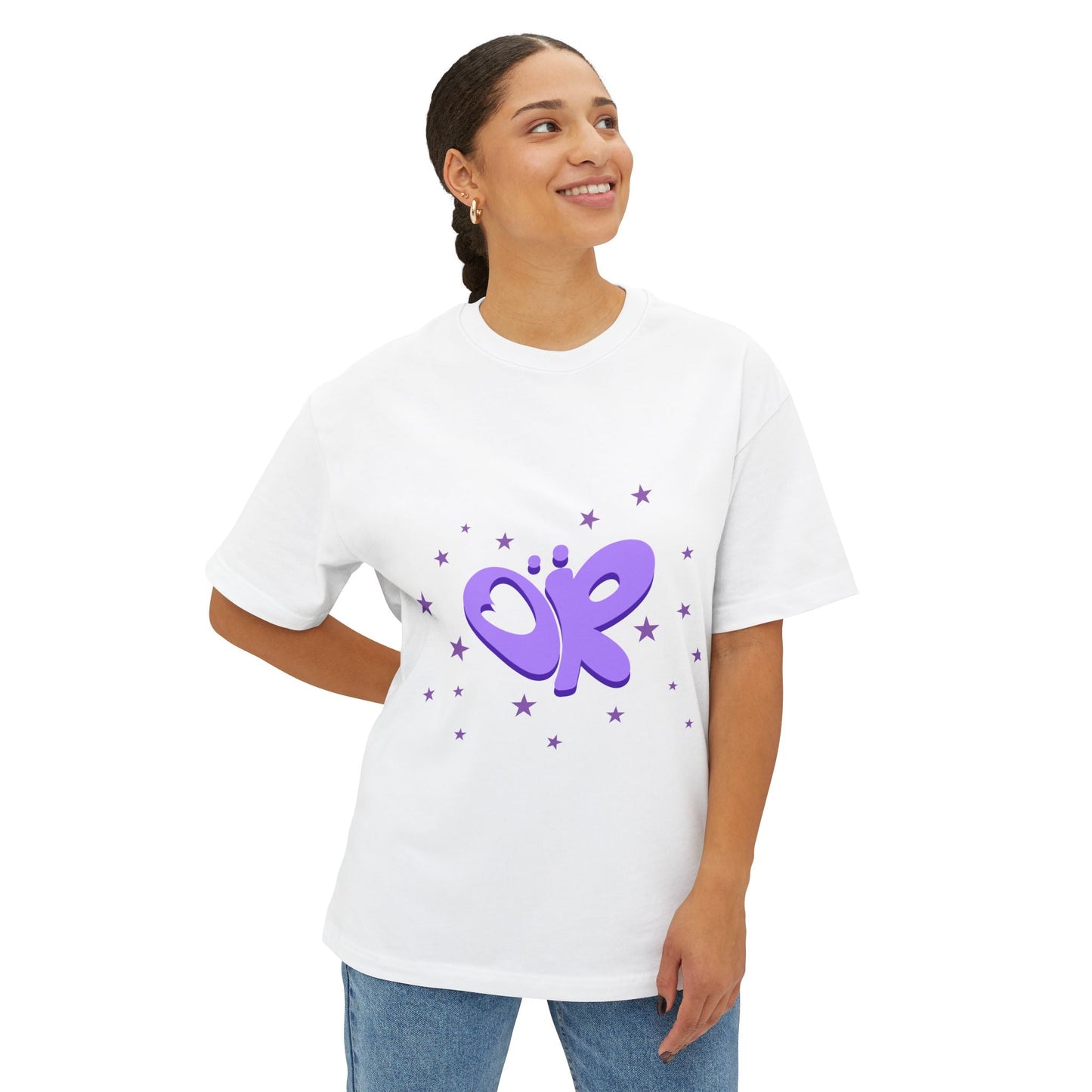 OR Graffiti Starburst-Oversized Tee Printify