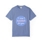 Blue Quote Circle Unisex Garment-Dyed T-shirt - snazzymerch