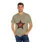 Retro Star Emblem Unisex Garment-Dyed T-shirt - snazzymerch