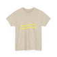 Open Vibes Yellow Script Unisex Heavy cotton Tee Printify