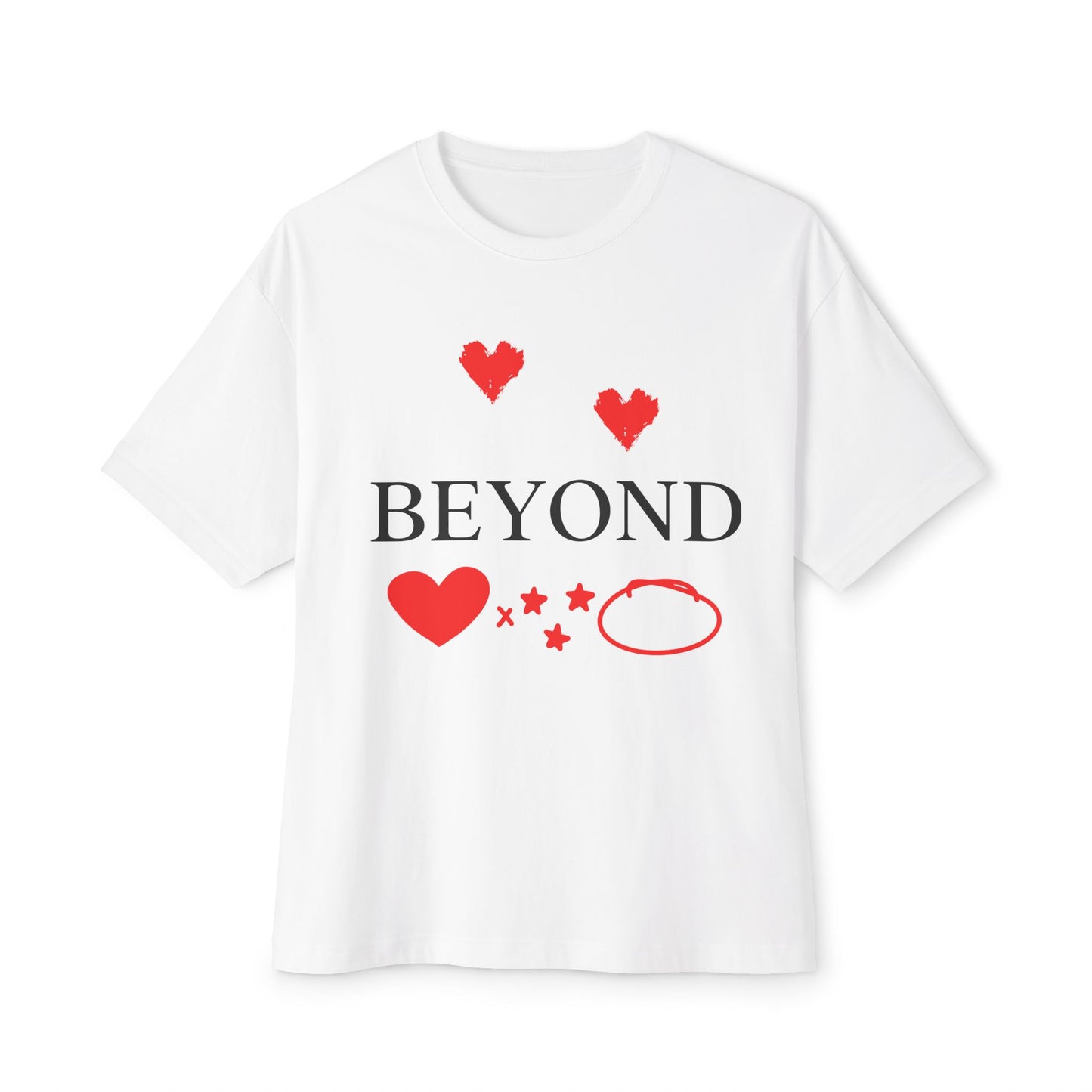 Beyond LoveUnisex Oversized Boxy Tee - snazzymerch