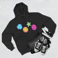 Lucky Star & Clover Patch Three-Panel Fleece Hoodie - snazzymerch