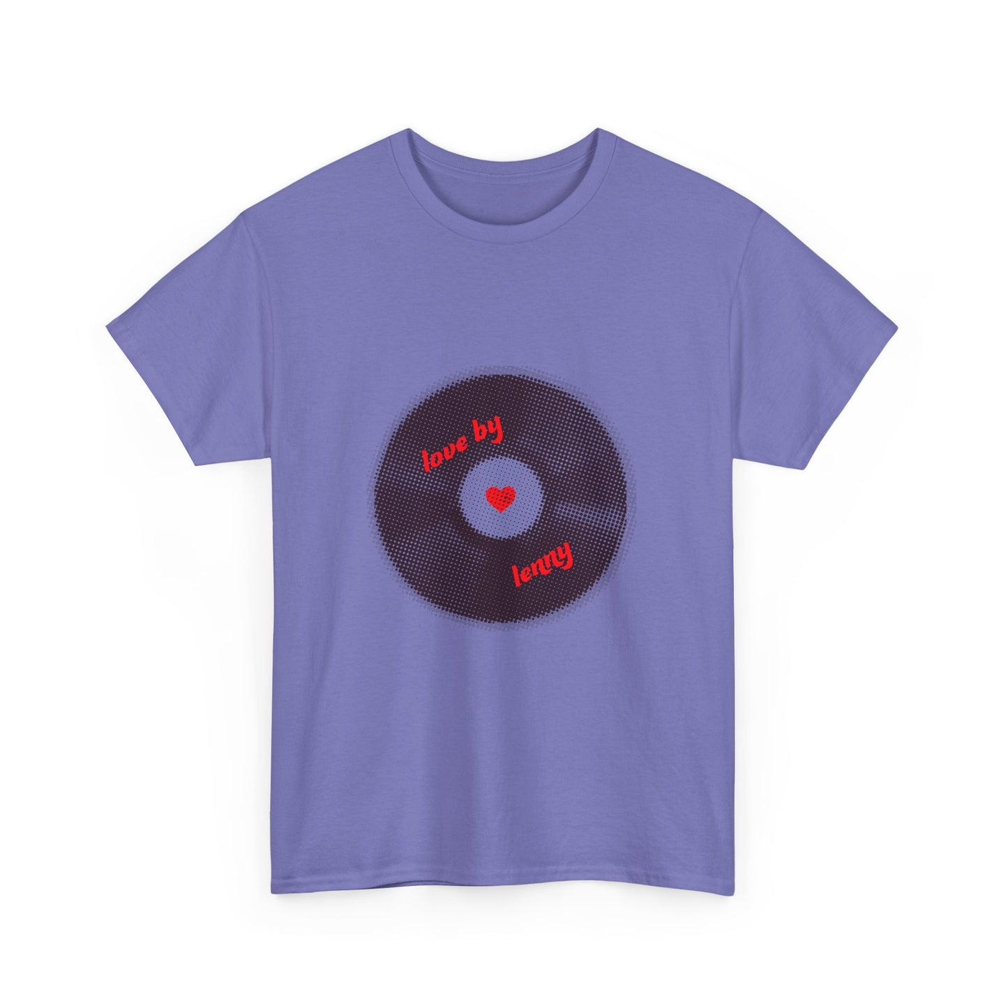 Vinyl Love Spin Unisex Heavy cotton tee Printify