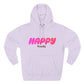 Happy Times Gradient Three-Panel Fleece Hoodie - snazzymerch