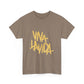 Golden Brush Script Unisex Cotton Tee Printify