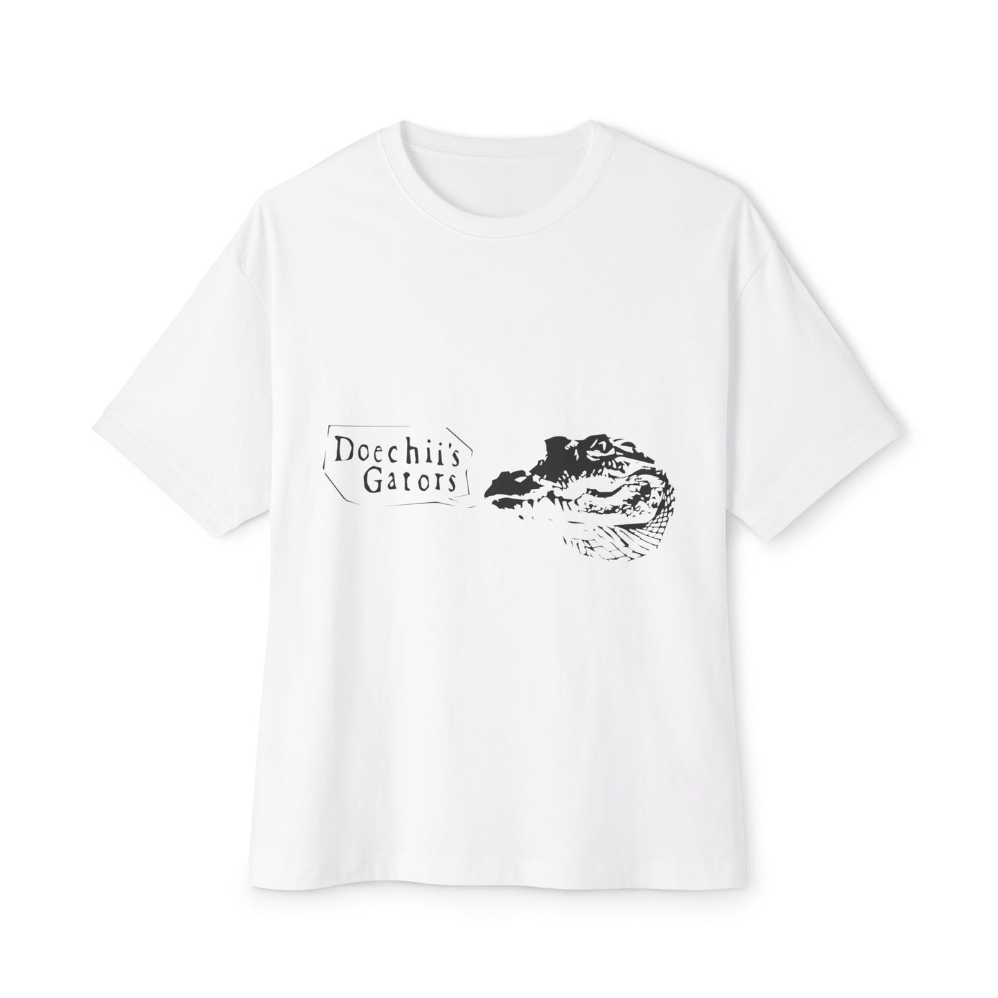 Text Graphic Unisex Oversized Boxy Tee - snazzymerch