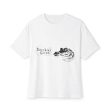 Text Graphic Unisex Oversized Boxy Tee - snazzymerch