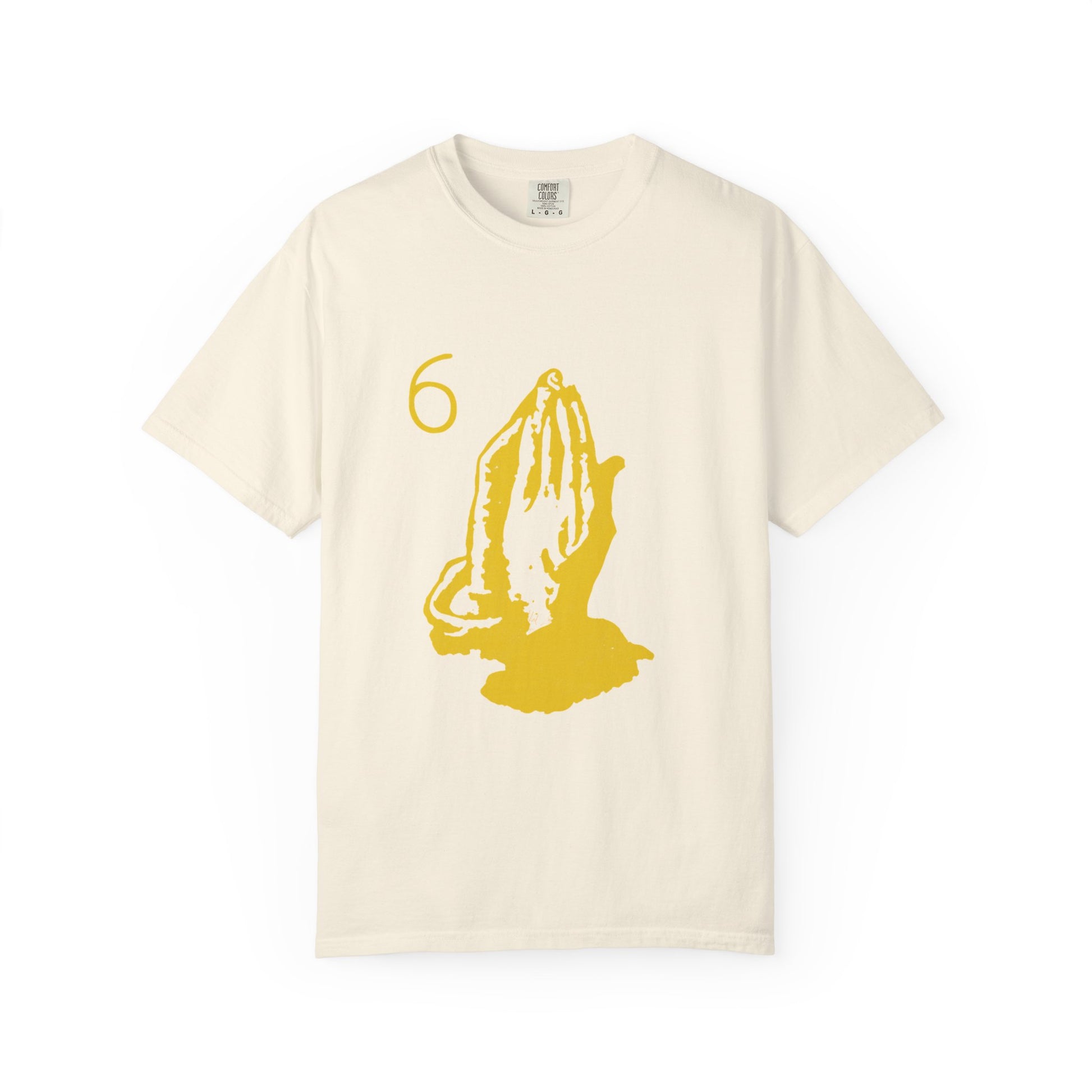 6 God Prayer Hands Dyed Tshirt Printify