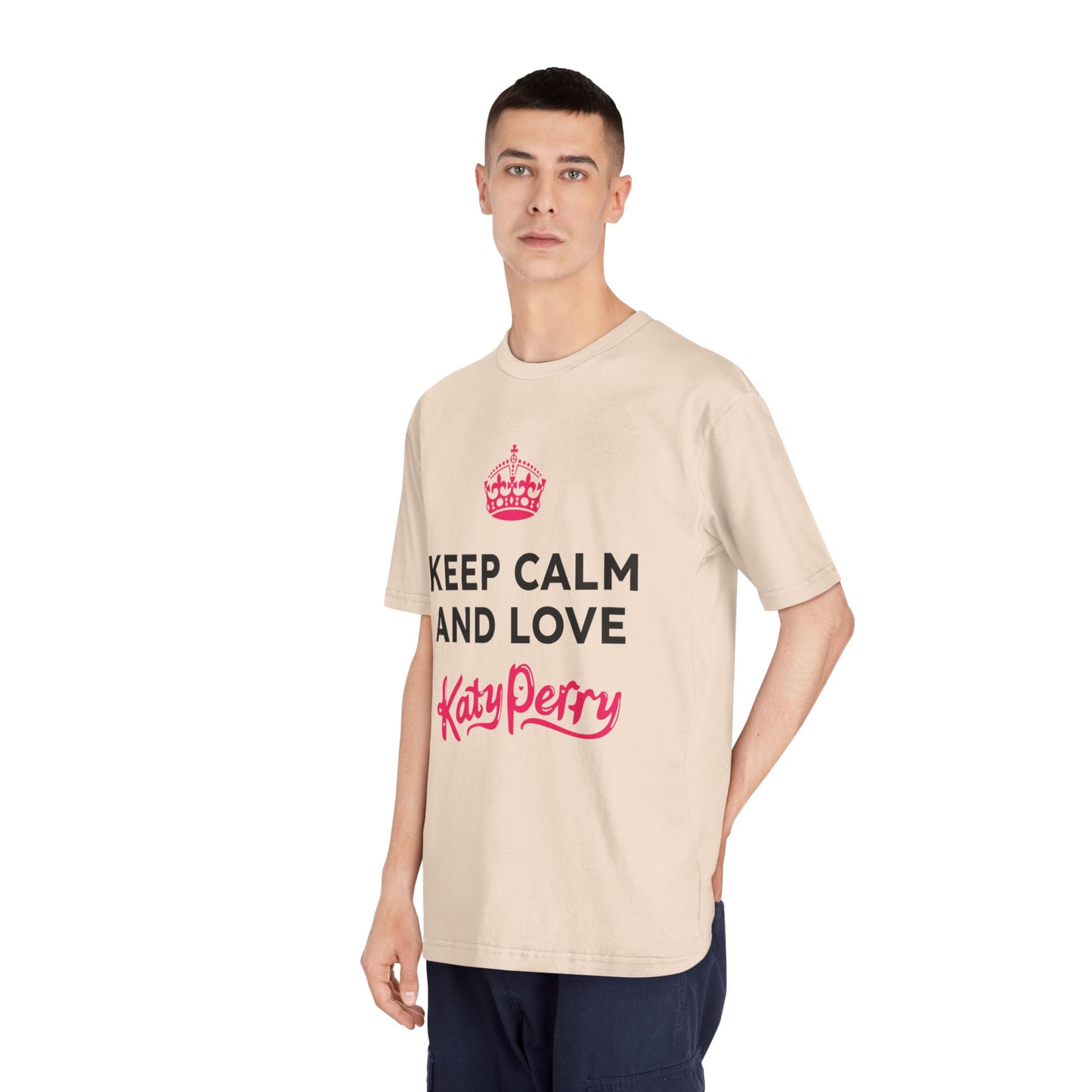 Crown over Katy Perry Signature” - Unisex Classic Crewneck T-shirt Printify