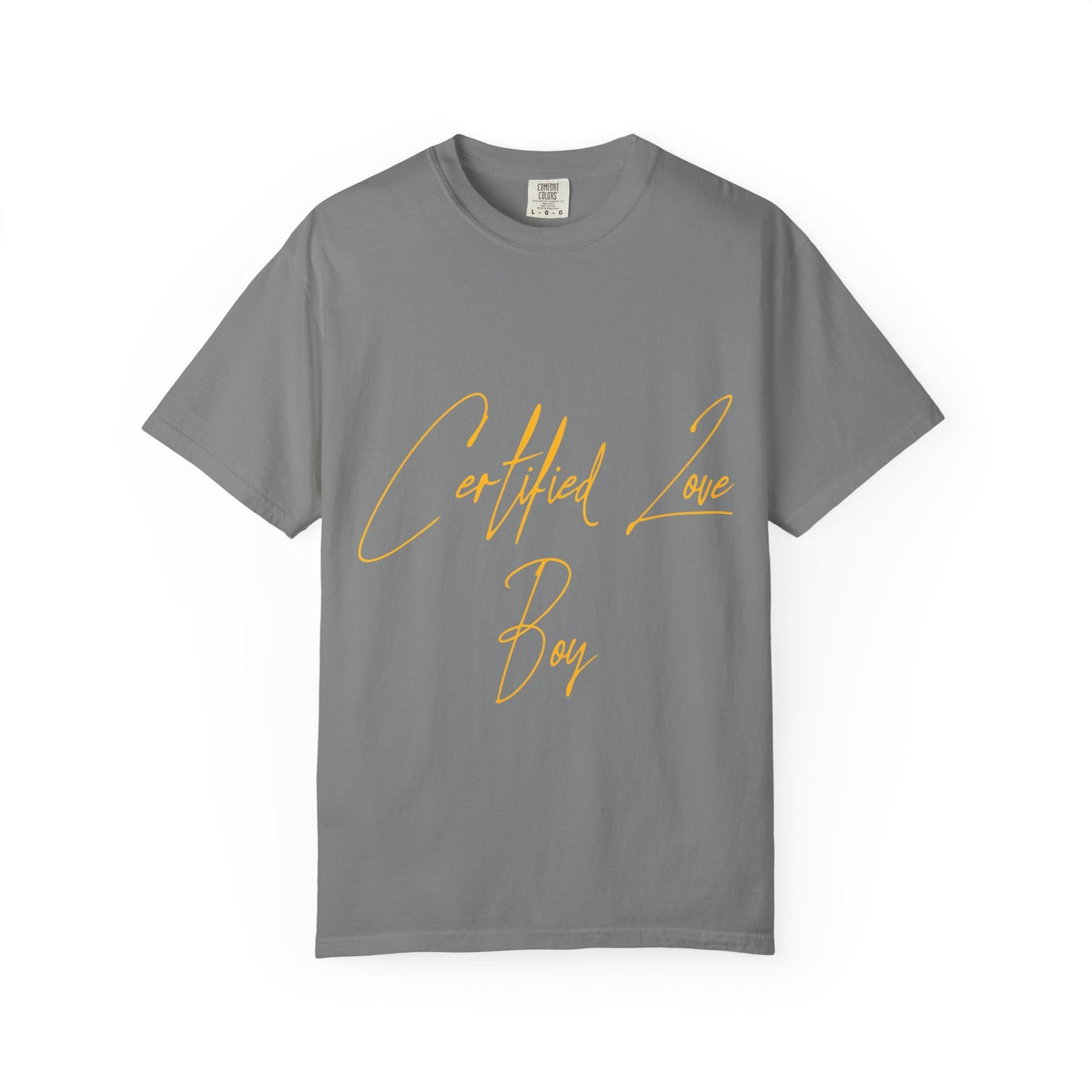 Certified Lover Boy Script Dyed Tshirt Printify