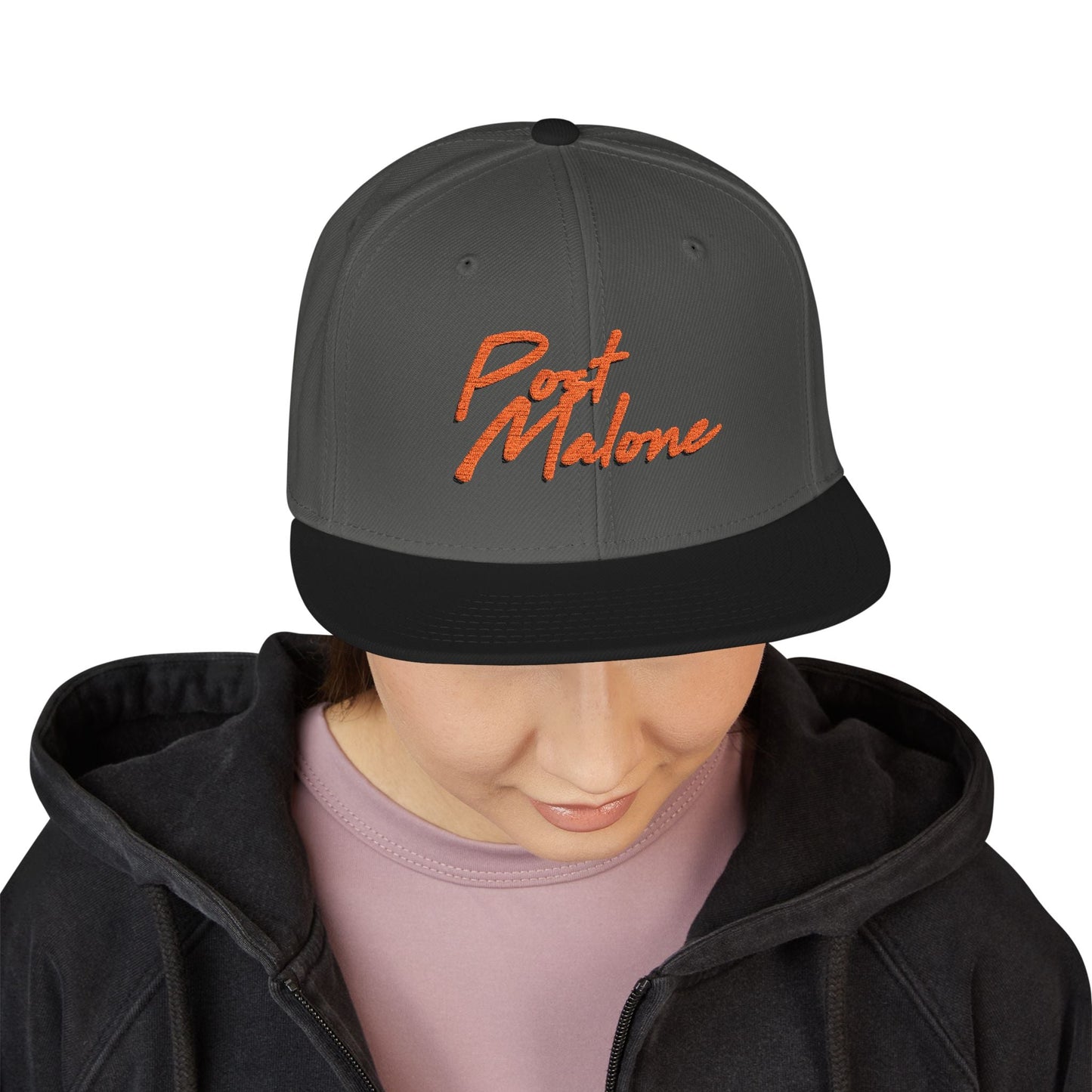 Snapback (Embroidery) – Post Melone Name Design Printify