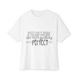 Fearless Vibes Unisex Oversized Boxy Tee - snazzymerch