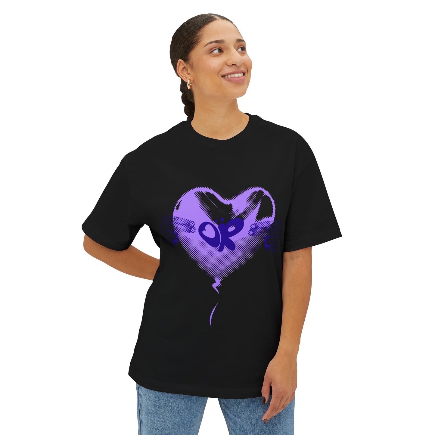 Heart Balloon OR Pop Art-Oversized Tee Printify