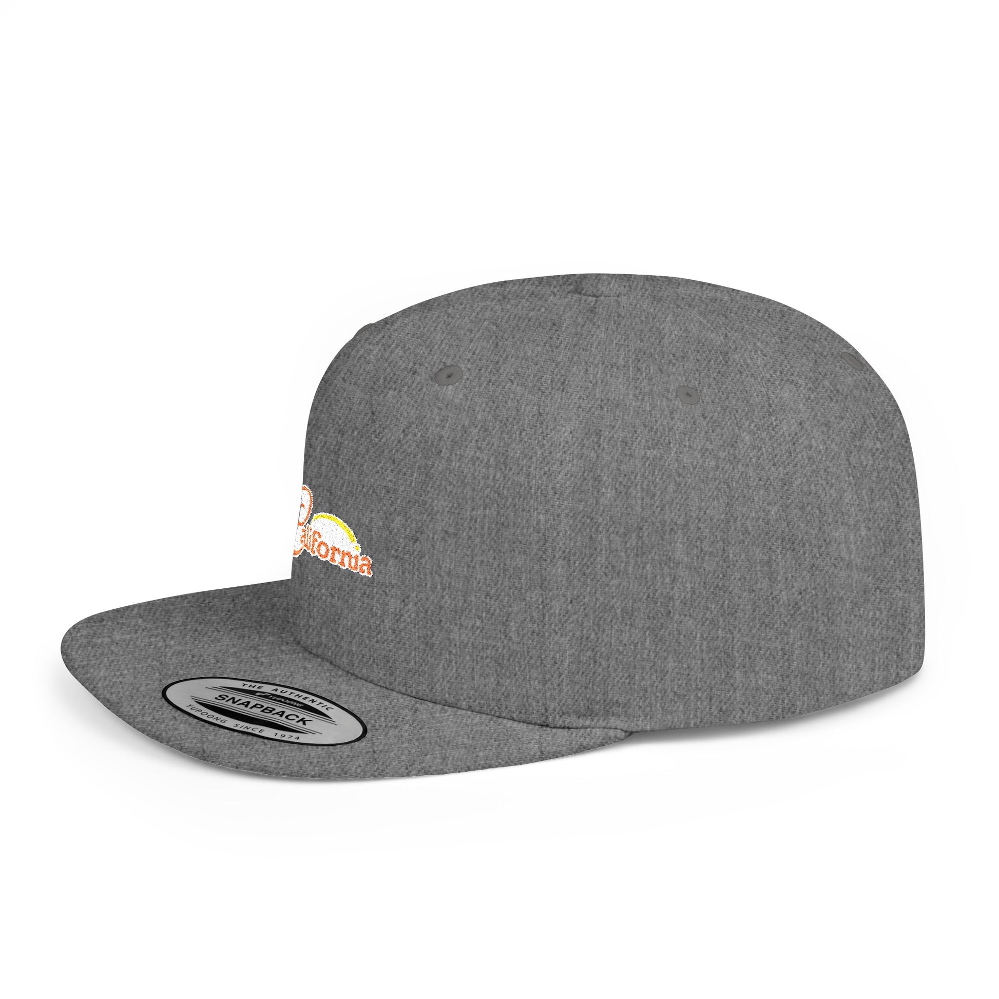 California Sunset Flat Bill Snapback - snazzymerch
