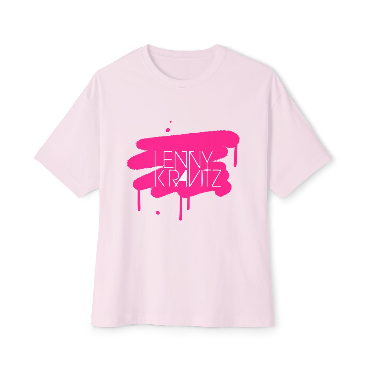 Electric Graffiti Drip Unisex Oversized Boxy tee Printify