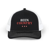 Red Country Western Star Snapback Trucker Cap (Embroidery) - snazzymerch