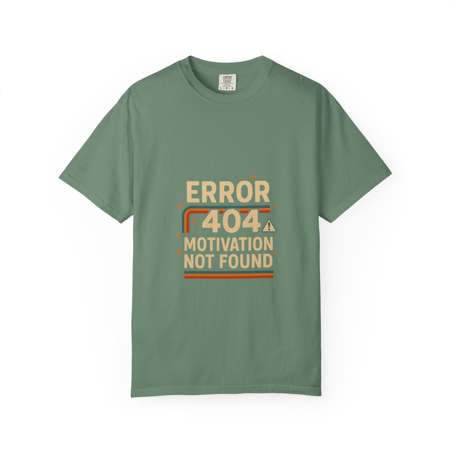 Unisex Garment-Dyed T-shirt – Snazzy Error 404 Edition Printify