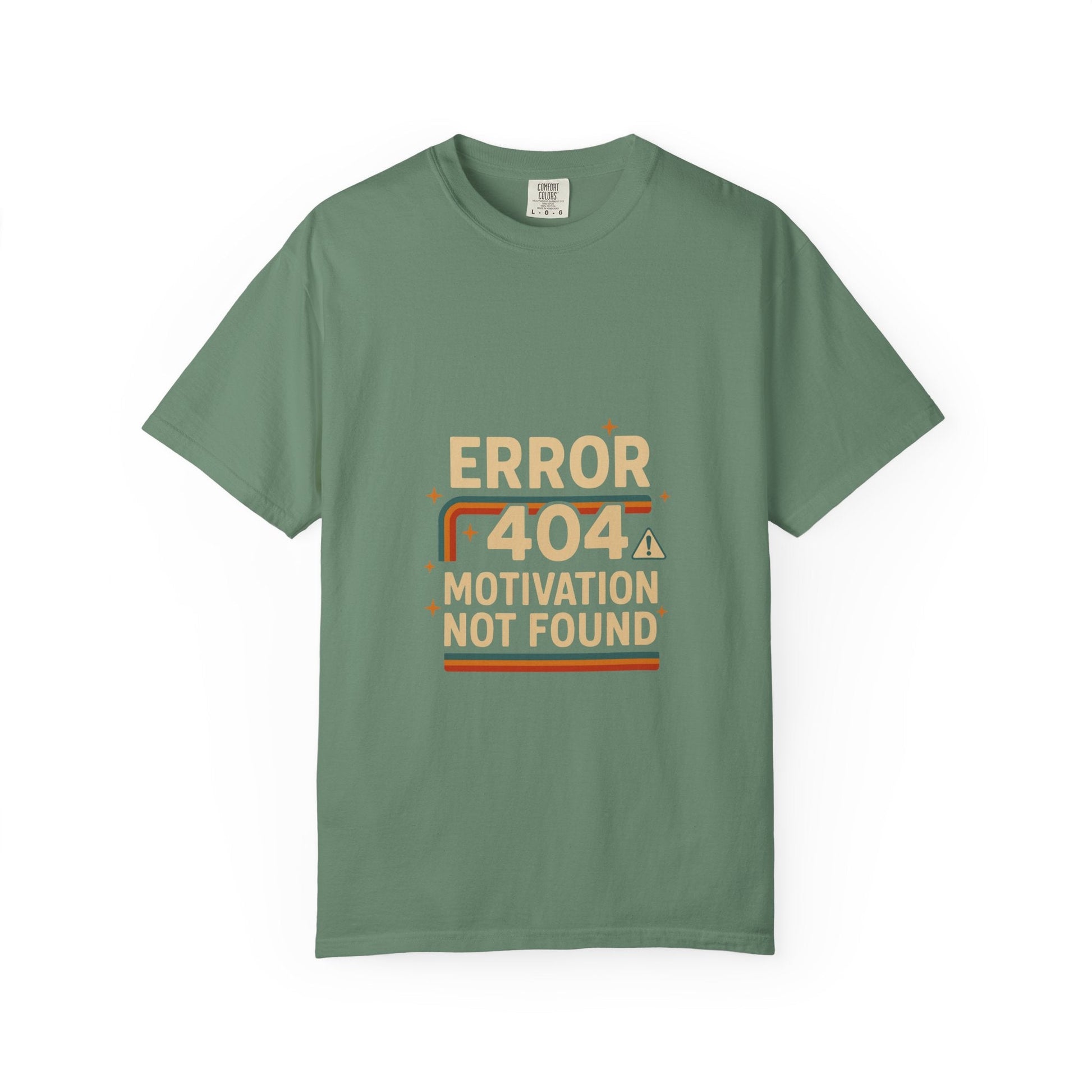 Unisex Garment-Dyed T-shirt – Snazzy Error 404 Edition Printify