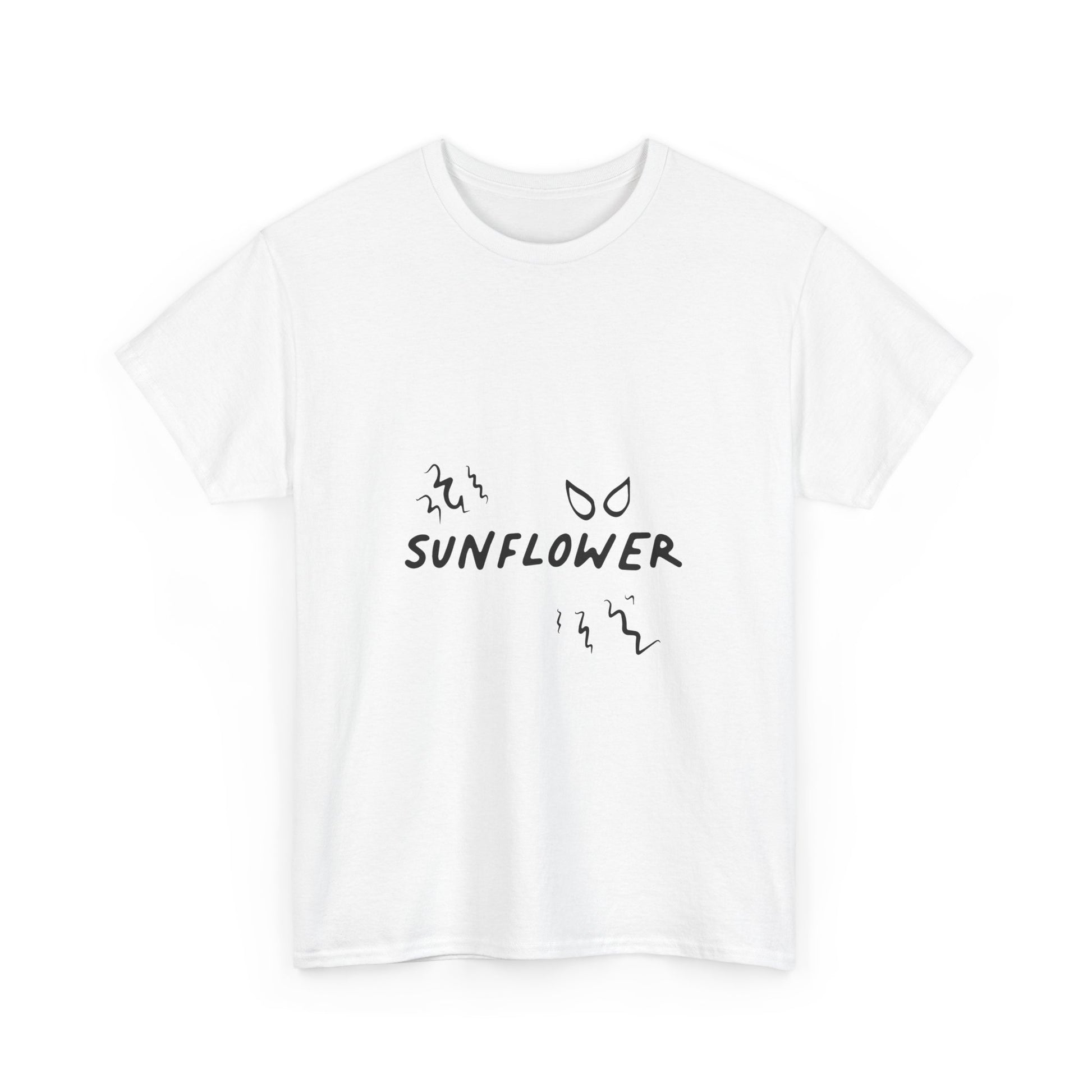 Yellow Barbed Wire Disc Unisex Heavy cotton Tee Printify