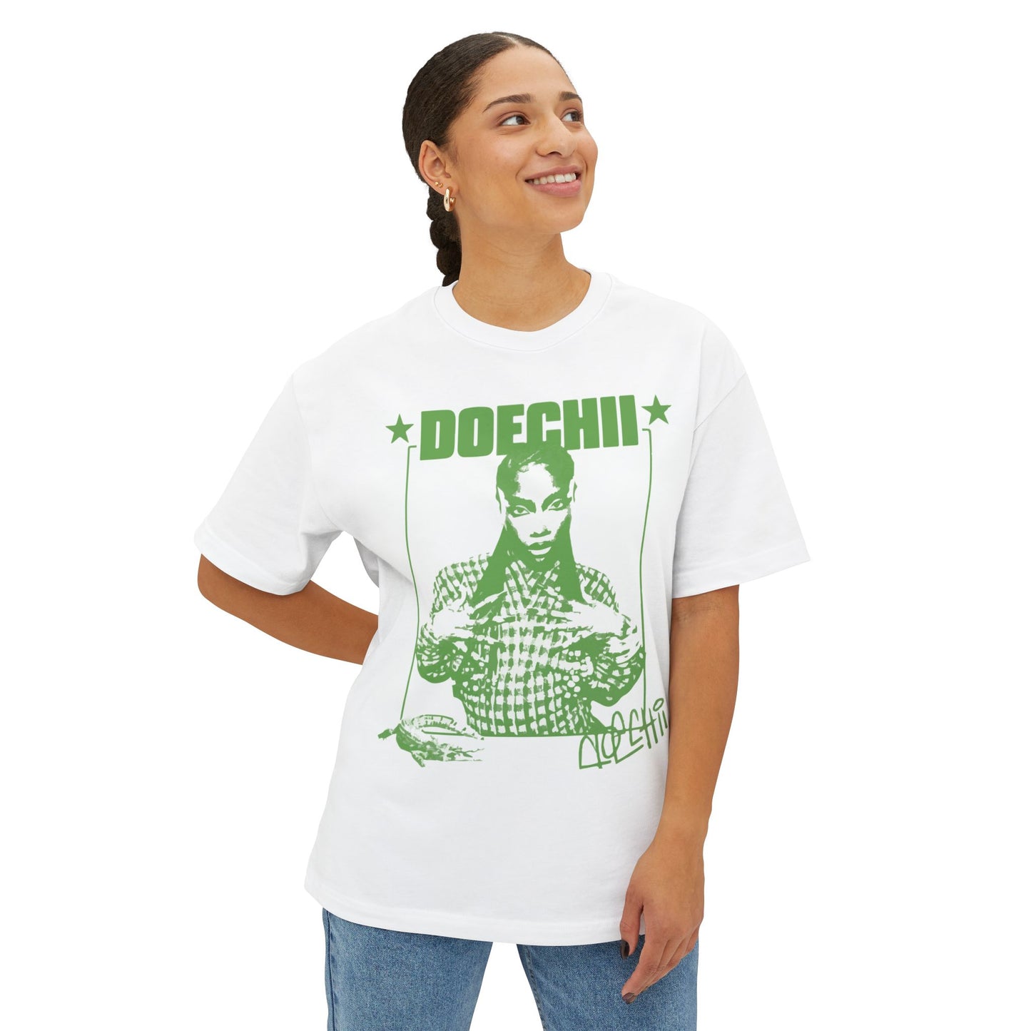 Star Frame Unisex Oversized Boxy Tee - snazzymerch