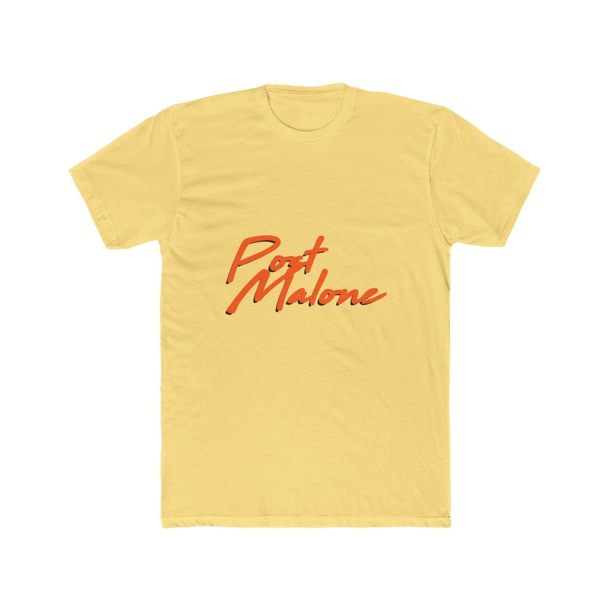 Unisex Cotton Tee – Post Malone Name Design Printify