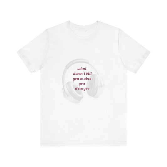 Stronger Soundwaves Unisex Jersey short sleeve tee Printify