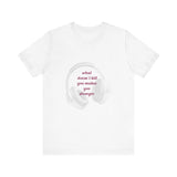 Stronger Soundwaves Unisex Jersey short sleeve tee Printify