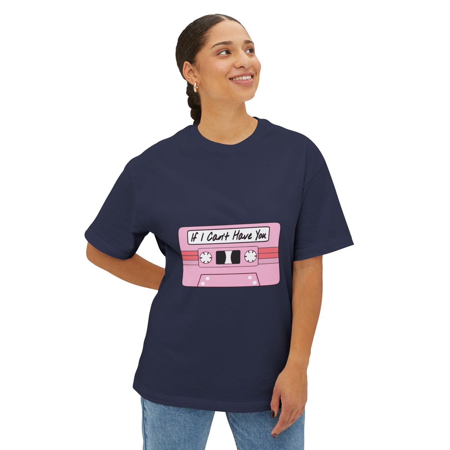 If I Can’t Tape Unisex Oversized Boxy Tee Printify