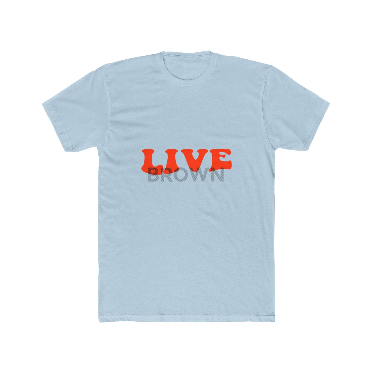 Retro Live Lettering Print Unisex Cotton Tee - snazzymerch