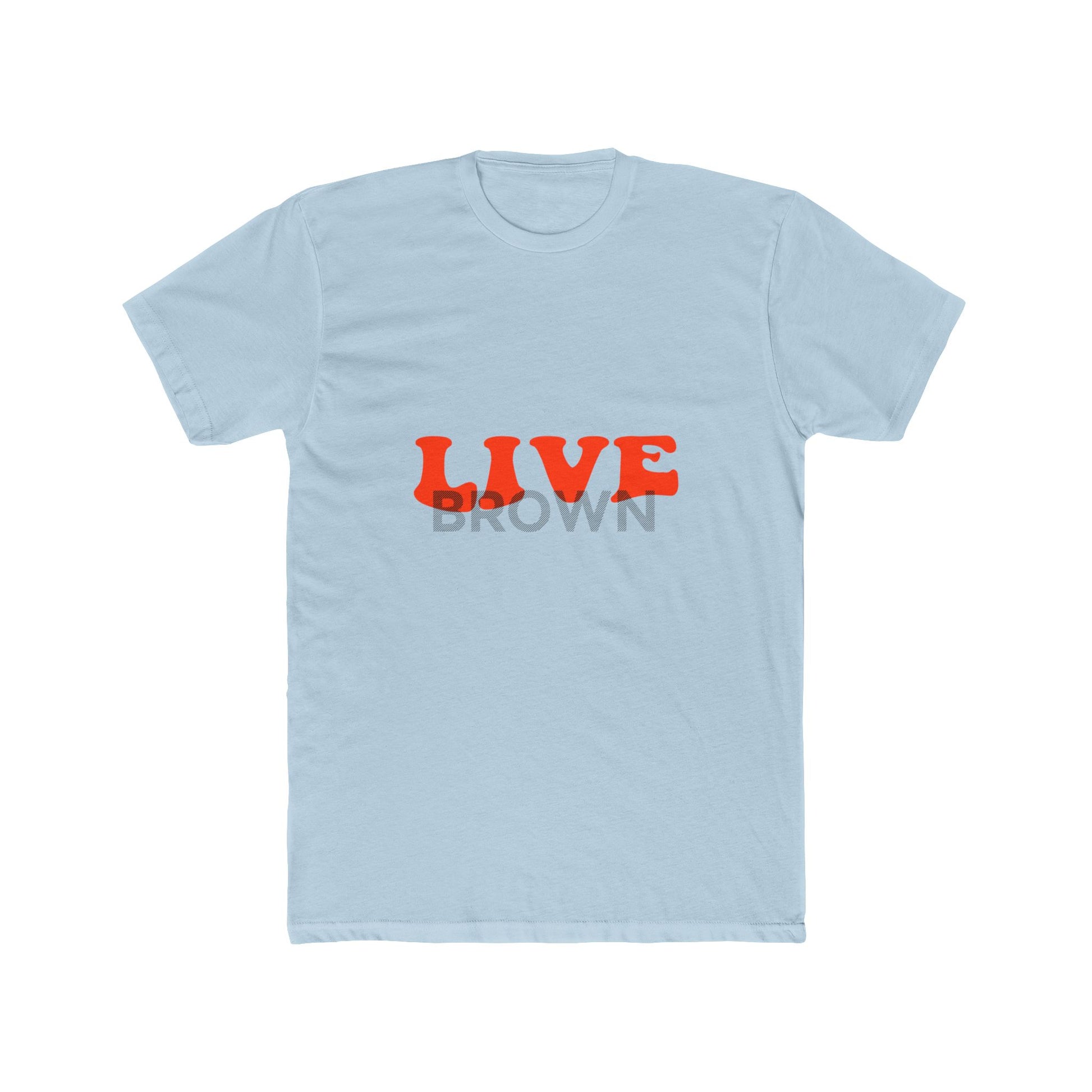 Retro Live Lettering Print Unisex Cotton Tee - snazzymerch