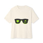 Neon Love Notes Unisex Oversized Boxy tee Printify
