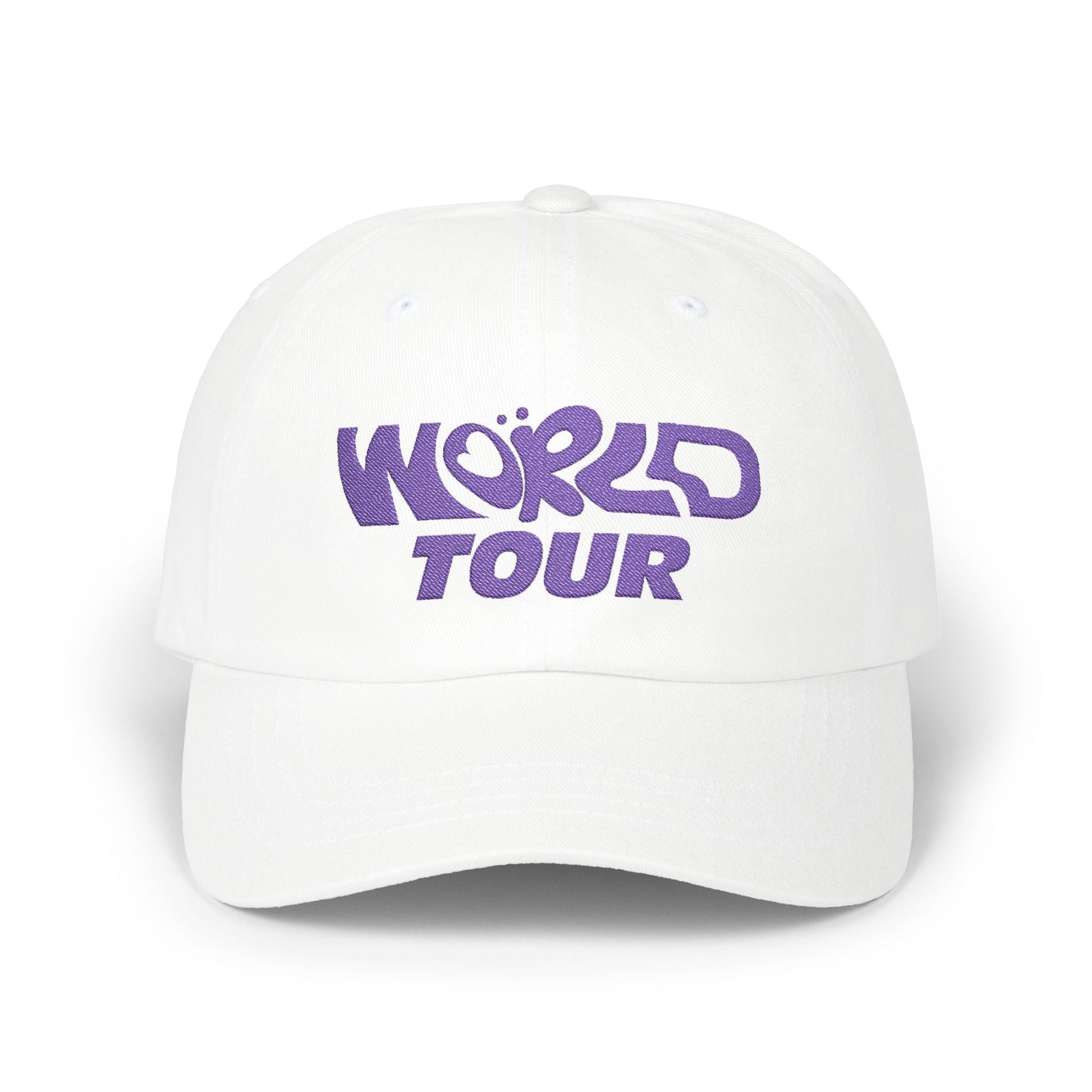 World Tour Bubble Letter Classic Dad Cap Printify