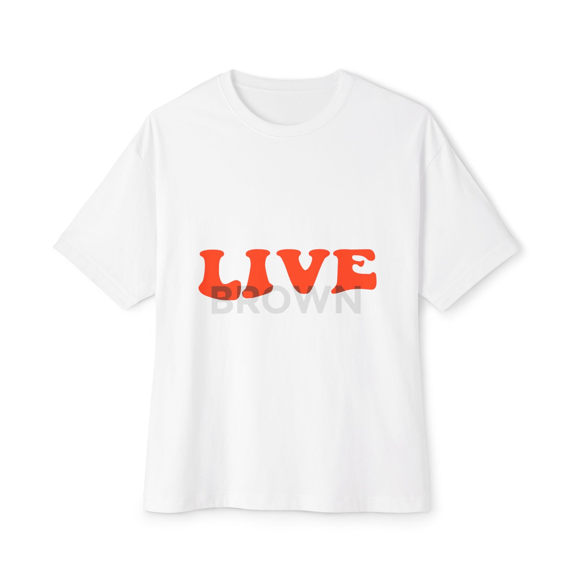 Live Unisex Oversized Boxy Tee - snazzymerch