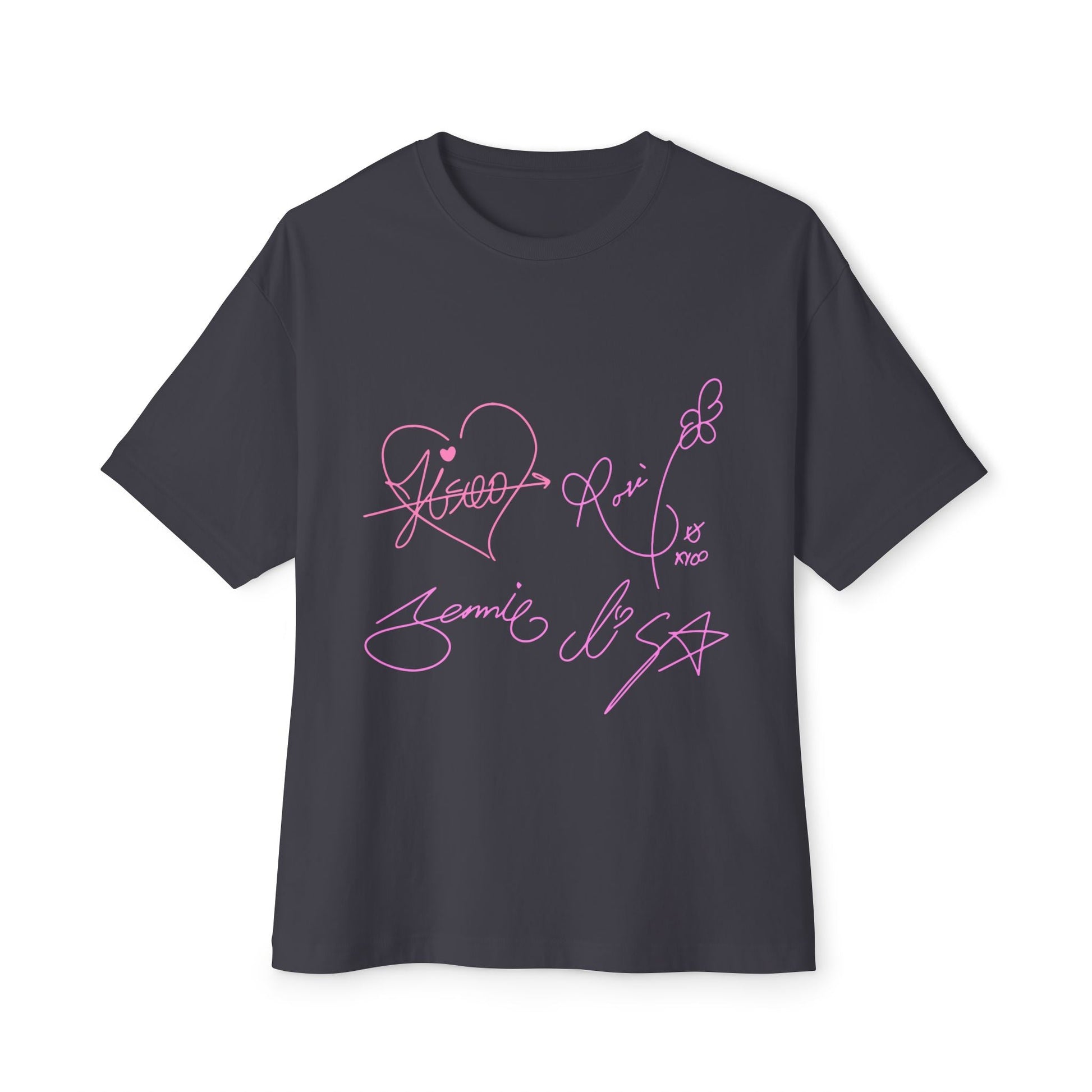 Signature Autograph – Oversized Boxy Tee Printify