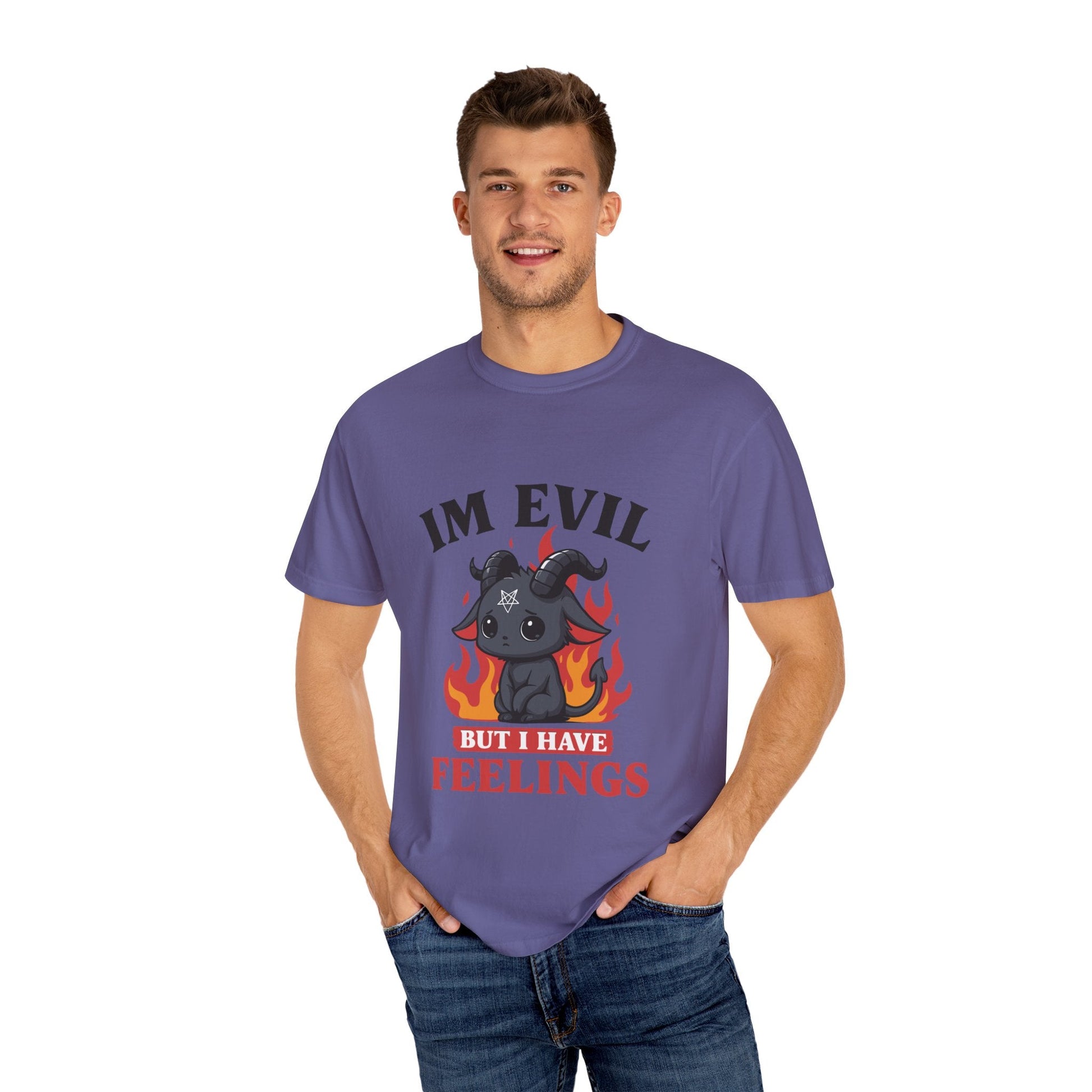 Dyed T-shirt – Snazzy Evil Edition Printify