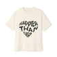Billie Eilish Inspired Oversized T-Shirt – Happier Heart Lettering Edition Printify